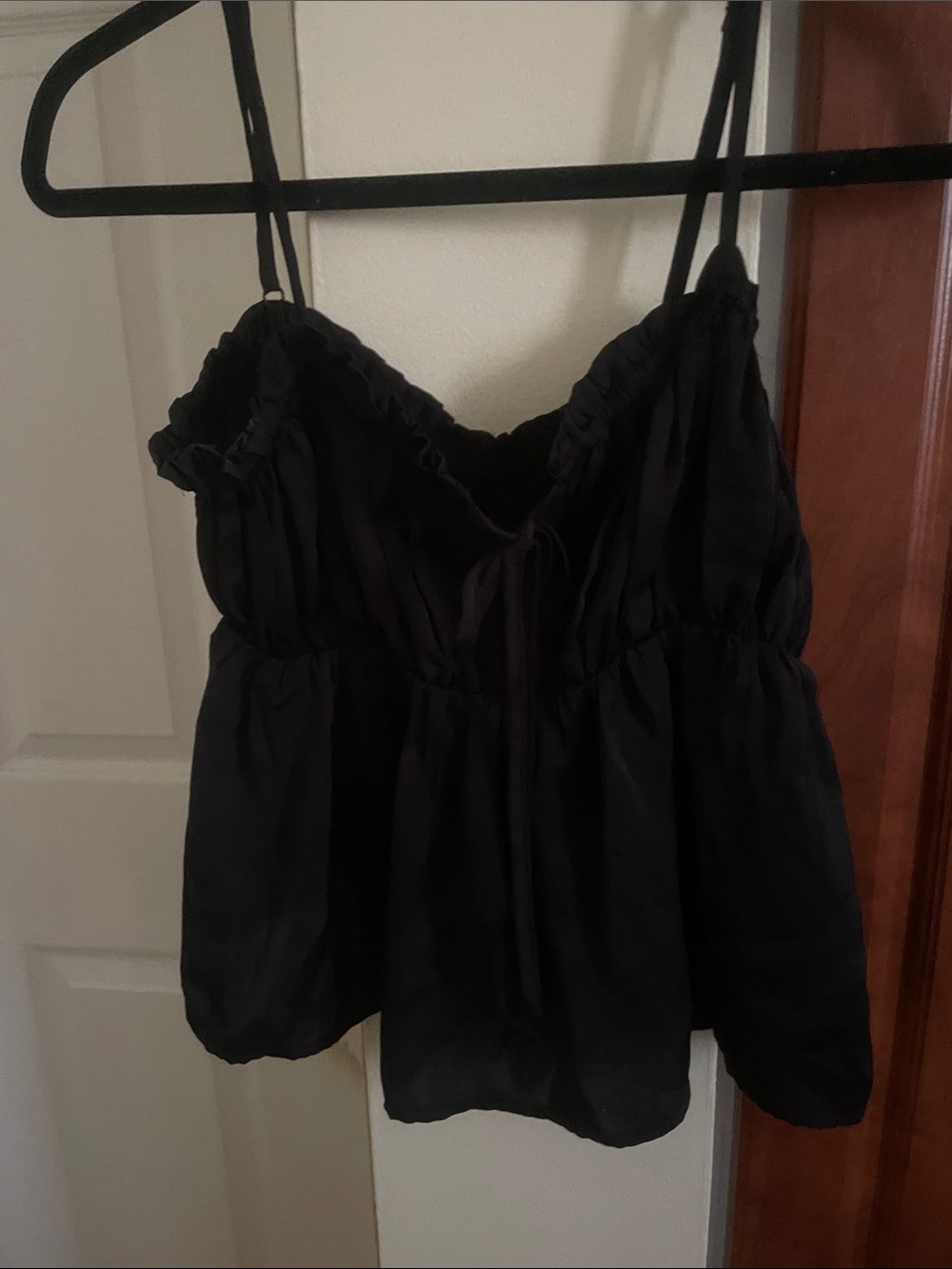 American Eagle Outfitters Black Spaghetti Strap Camisole